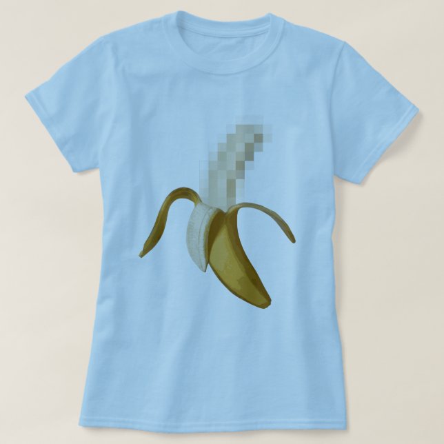 Smutsa ner den censurerade skalade bananen tee (Design framsida)