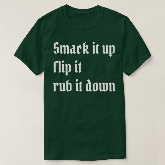 smutsa ner den. t shirt (Design framsida)