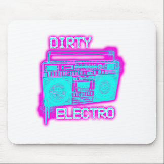SMUTSA NER ELECTRO flickor för dansklubbDJ ett Musmatta
