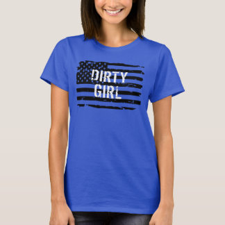 Smutsa ner flickaleraspringan t shirt