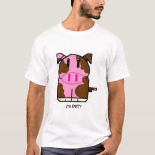 Smutsa ner grisT-tröja Tee Shirt