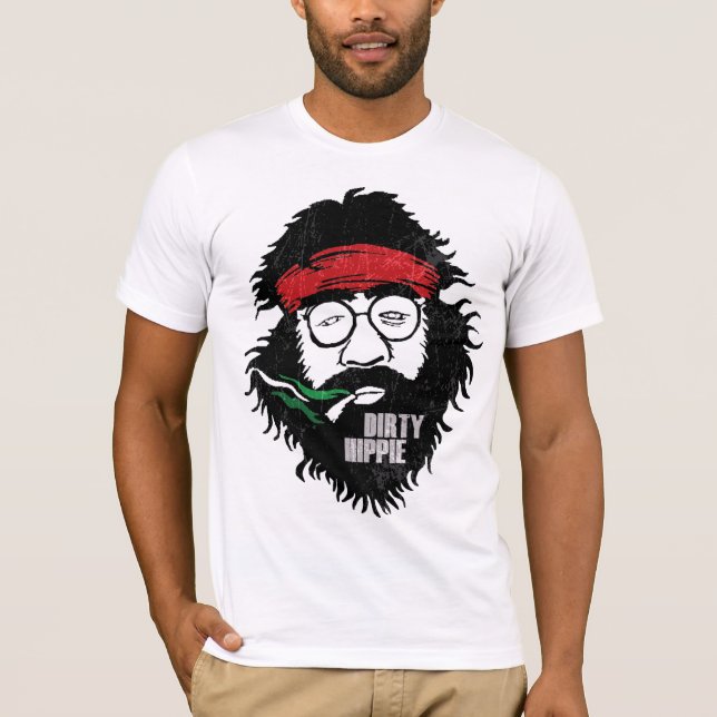 Smutsa ner hippien t shirt (Framsida)
