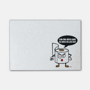 Smutsa ner jobbet post-it block