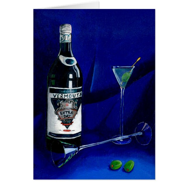 Smutsa ner Martini (specificera), Hälsningskort (Framsidan)