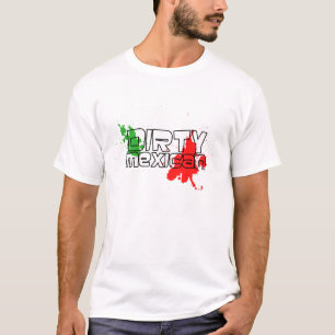 Smutsa ner mexikanen tee shirt
