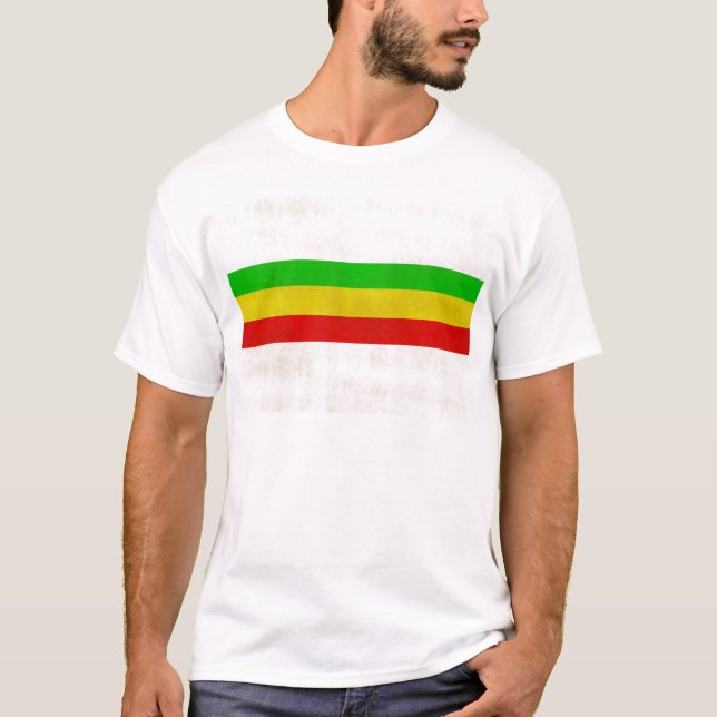 Smutsa ner Rasta randar T-shirt (Framsida)