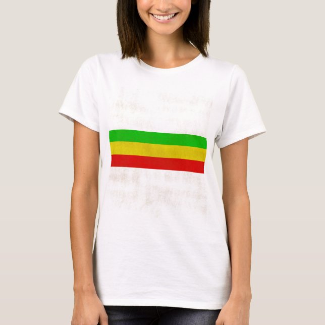 Smutsa ner Rasta randar T-shirt (Framsida)