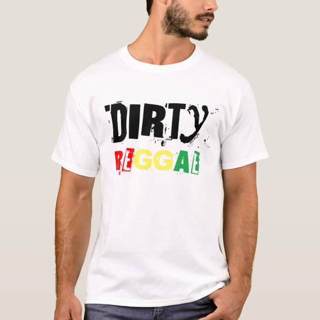 Smutsa ner reggaen t shirt (Framsida)