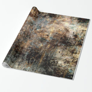 Smutsa ner rostig Grungeyta Presentpapper