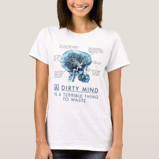 Smutsa ner Varar besvärad-z stor vit Tee Shirt