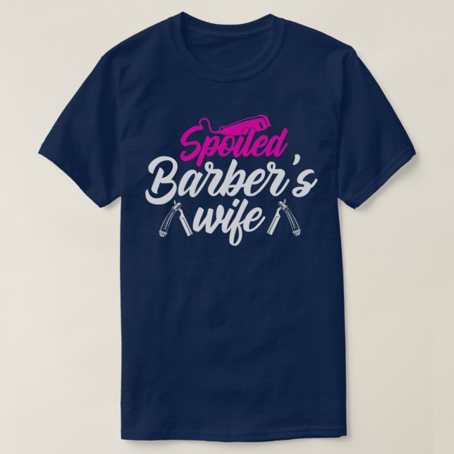 Smutsad Barberx27s-fru T Shirt (Design framsida)