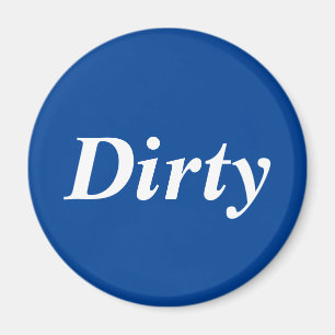 Smutsad diskmaskin (blått magnet) magnet
