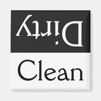 Smutsad diskmaskinsmagnet magnet