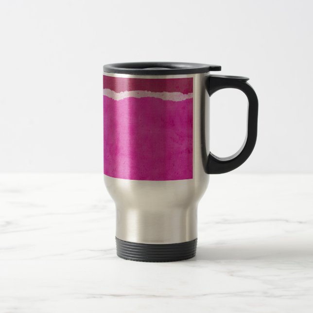 Smutsad rosa papper resemugg (Höger)