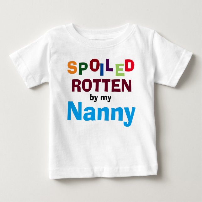 Smutsad sten av min Nanny Baby Småbarn T-Shirt (Framsida)