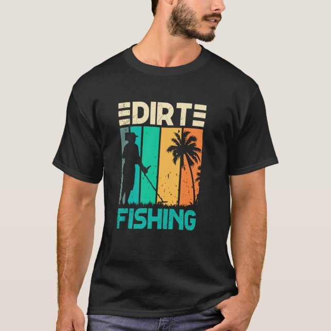 Smutsfiske Metalldetektering Detektor Hobby Smuts  T Shirt (Framsida)