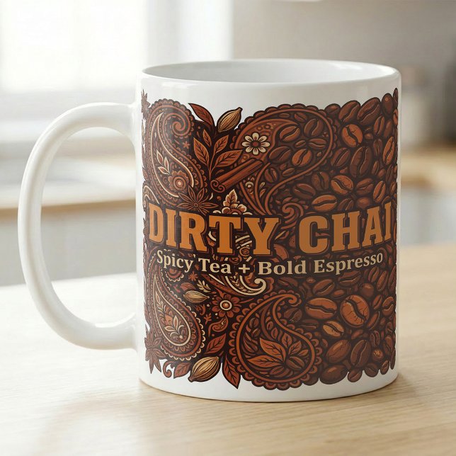 Smutsig Chai Kryddad Enkel Espresso Recept  Kaffemugg (Skapare uppladdad)
