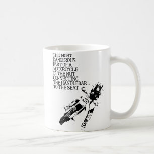 Smutsig Cykel Nöt Motocross Rolig Mugg Humor