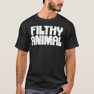 Smutsig Djur Rolig Xmas Högtid T Shirt