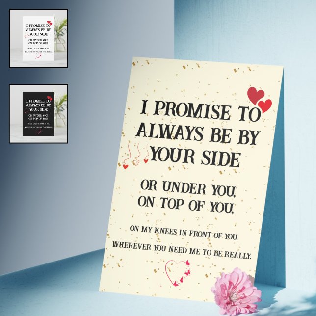 Smutsig elak årsdags kort för honom (Dirty Naughty Anniversary Card for Him)
