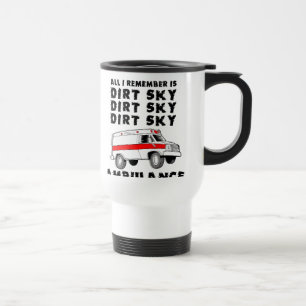 Smutsig Himmel Ambulans Motocross Cykel Rolig Mugg