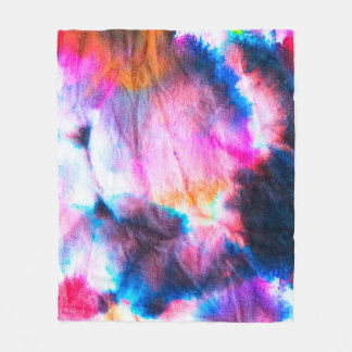 Smutsig konst. Ljusröd, lilac, rosa, gult färg. Fleecefilt