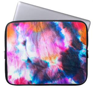 Smutsig konst. Ljusröd, lilac, rosa, gult färg. Laptop Fodral