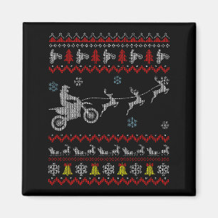 Smutsig motorcykel pyjamas ful jul cyklist magnet