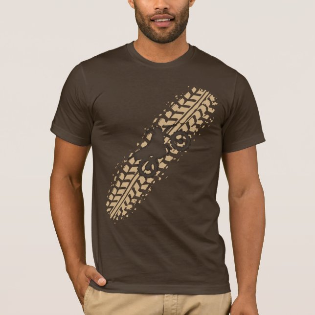 Smutsig motorcykel t shirt (Framsida)