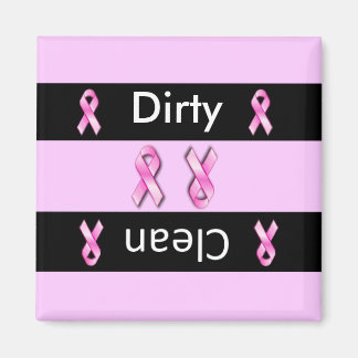 Smutsig ren bröstcancermagnet magnet