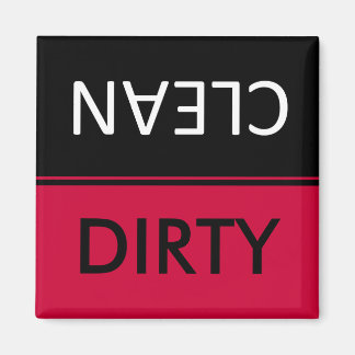 Smutsig ren Dishwasher Magnets Magnet