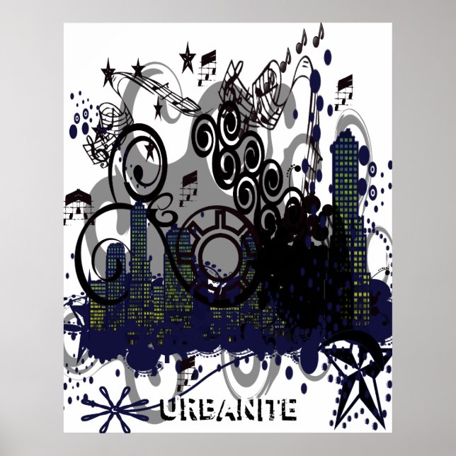 Smutsig Stad Poster (Framsidan)