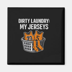 Smutsig tvätt Mina Jerseys Skämt Humor Nyhet Magnet
