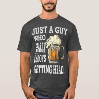 Smutsiga öldrickande för manar Vuxen humor Gift T Shirt