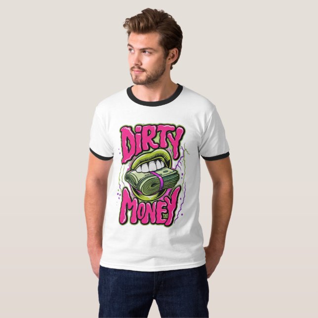 Smutsiga Pengar T Shirt (Hel framsida)