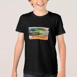 Smutsiga sinnen skapar magi | Abstrakt penseldrags T Shirt