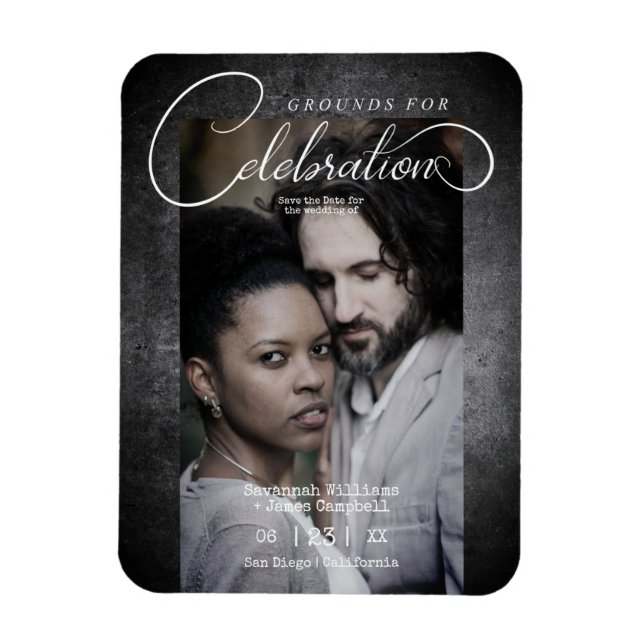 Smutsiga Whimsiunds för Firande Bröllop Magnet (Vertikal)