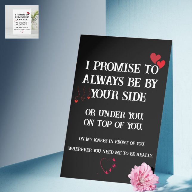 Smutsigt Drälligt Jubileumskort till Honom – Rolig Julkort (Dirty Naughty Anniversary Card for Him)