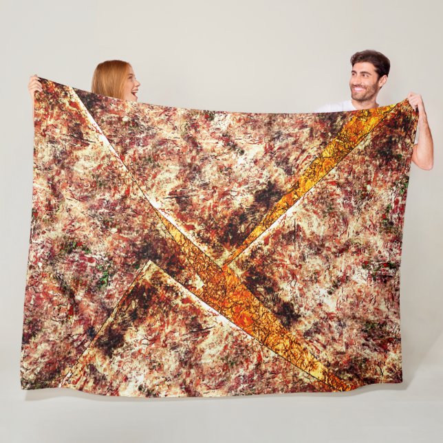 Smutsigt eller rostfritt oorganiserat lagrar på br fleecefilt (På plats)