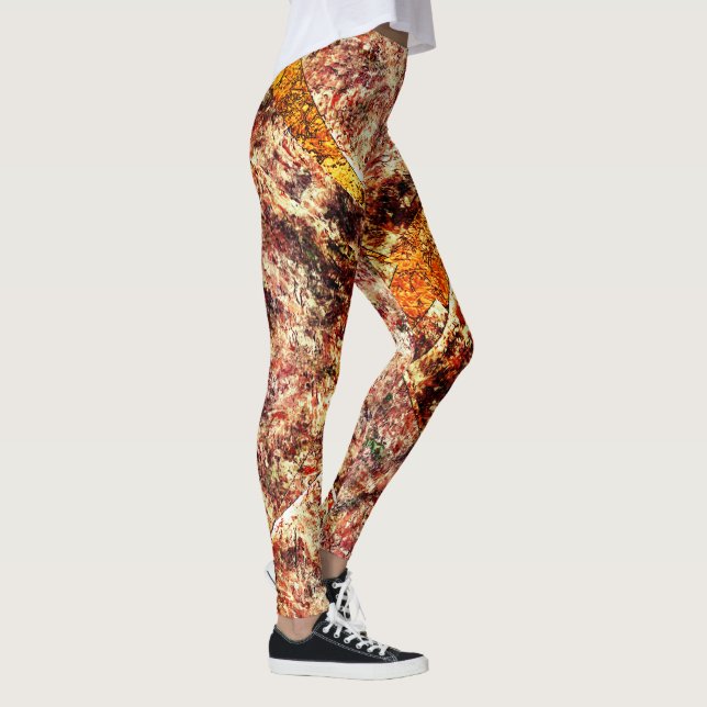 Smutsigt eller rostfritt oorganiserat lagrar på br leggings (Höger)