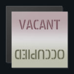 Smutsigt Rent visitkort med inbyggt magnetkort<br><div class="desc">Dirty/Clean eller Vacant/Occupated Dishwasher Magnet. Varnar andra för diskmaskinens status. Ställe den här eleganten, modern magnet på din diskmaskin för att göra ditt liv enkelt. Det kommer att tala om för er om diskarna är smutsiga eller rena. Det kommer att bli som en snabb påminnelse när man behöver vända sig...</div>