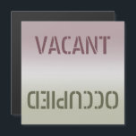 Smutsigt Rent visitkort med inbyggt magnetkort<br><div class="desc">Dirty/Clean eller Vacant/Occupated Dishwasher Magnet. Varnar andra för diskmaskinens status. Ställe den här eleganten, modern magnet på din diskmaskin för att göra ditt liv enkelt. Det kommer att tala om för er om diskarna är smutsiga eller rena. Det kommer att bli som en snabb påminnelse när man behöver vända sig...</div>