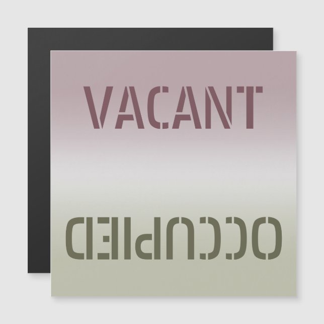 Smutsigt Rent visitkort med inbyggt magnetkort (Fram/baksida)