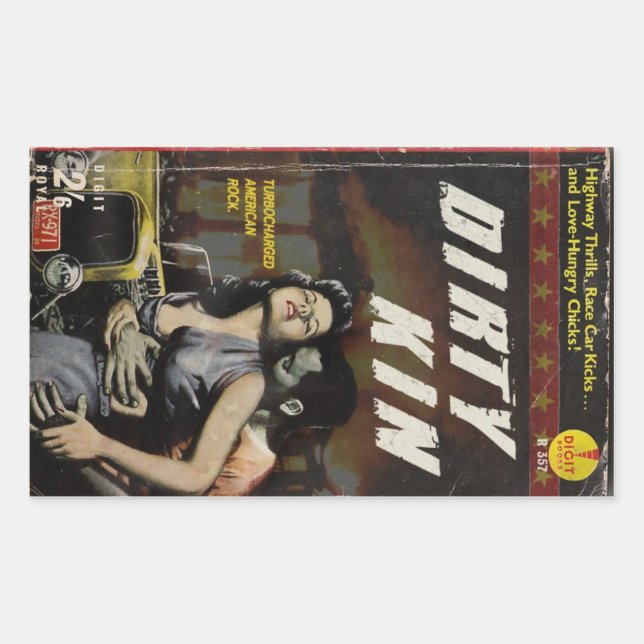 Smutsigt skydd rektangulärt klistermärke (Framsida)