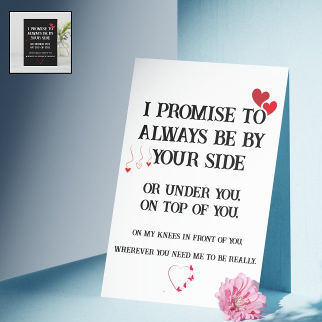 Smutsigt Snogigt Jubileumskort till Honom – Roligt Julkort (Dirty Naughty Anniversary Card for Him)