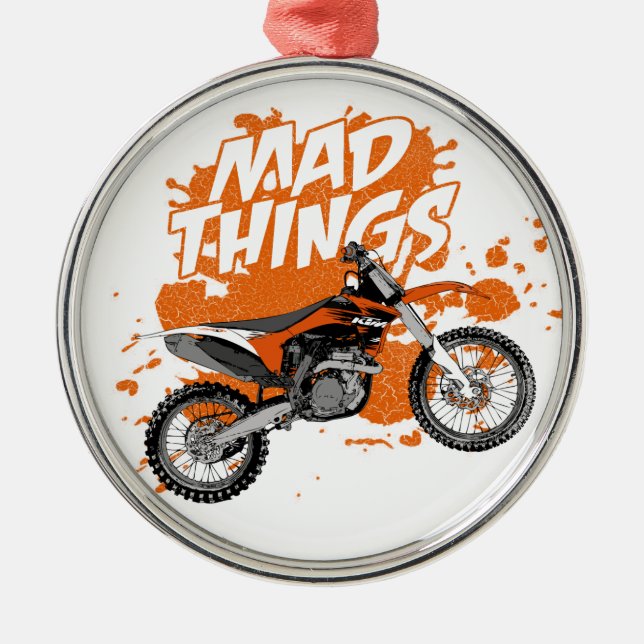 Smutstävla Julgransprydnad Metall (Framsidan)