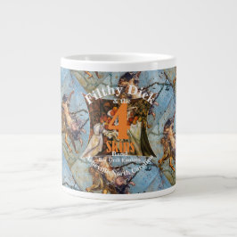 Smutstycke Dick och 4 Skins Band Bar Grill Enoteca Jumbo Mugg