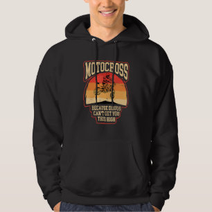 Smutt cykla motocross gör att du blir hög hoodie