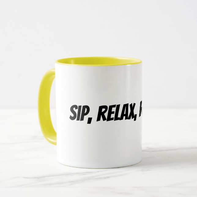 smutt, koppla av, repetera mugg (Framsida vänster)