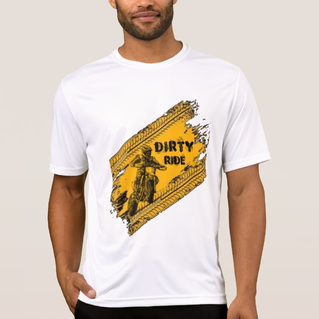 Smutty ride biker T-Shirt (Framsida)